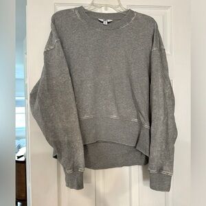 JoyLab Distressed Grey Sweatshirt - Size Medium